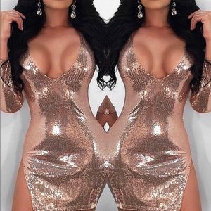 Mini sequin dress